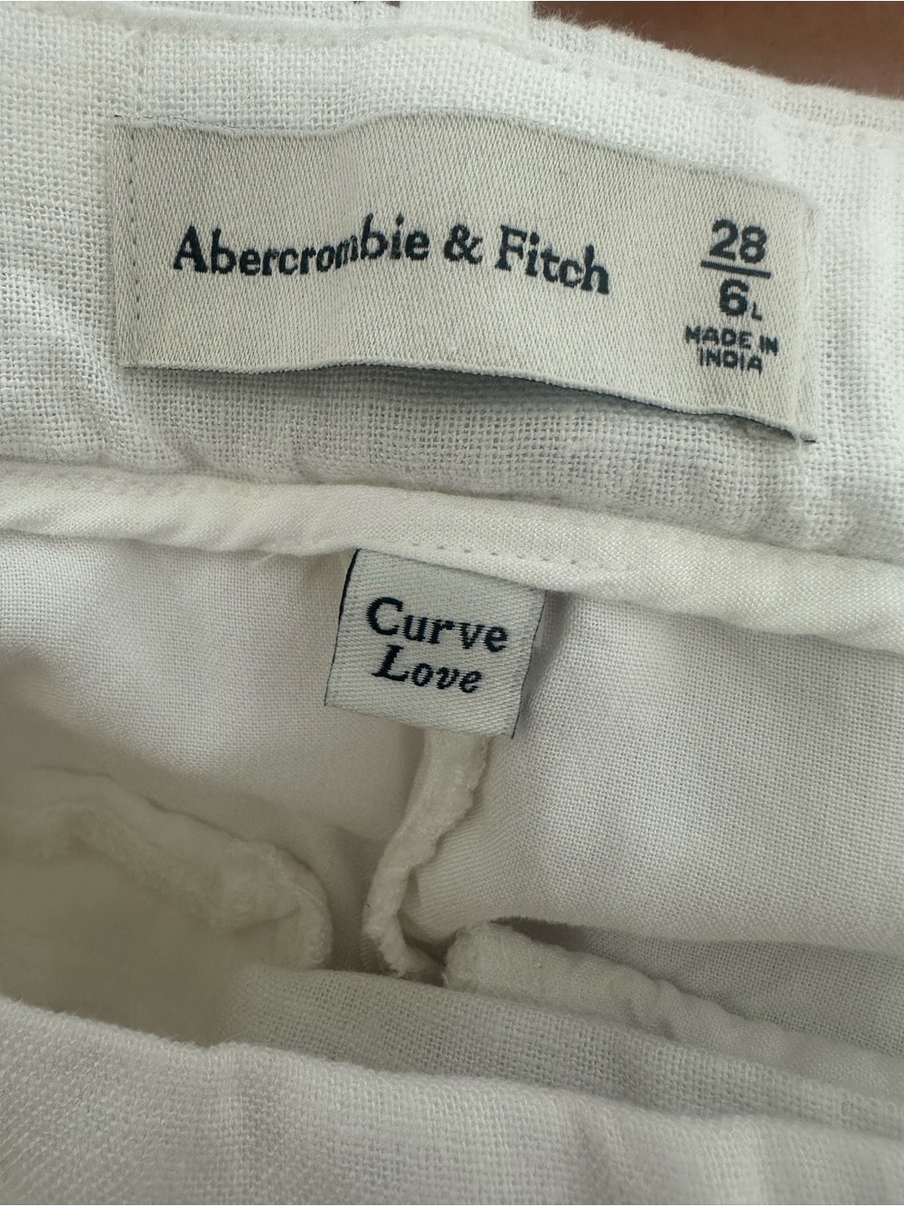 Abercrombie Harper Linen Wide Leg Pant size 28Long - Picture 2 of 2